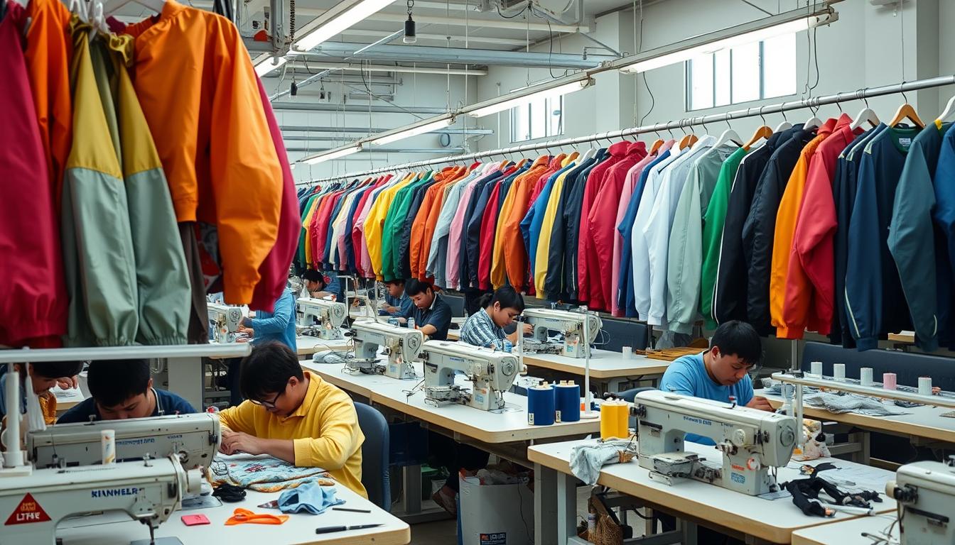 Xưởng may uy tín – Áo gió đẹp từng đường kim, giá thì nhẹ nhàng như chính cái tên!
